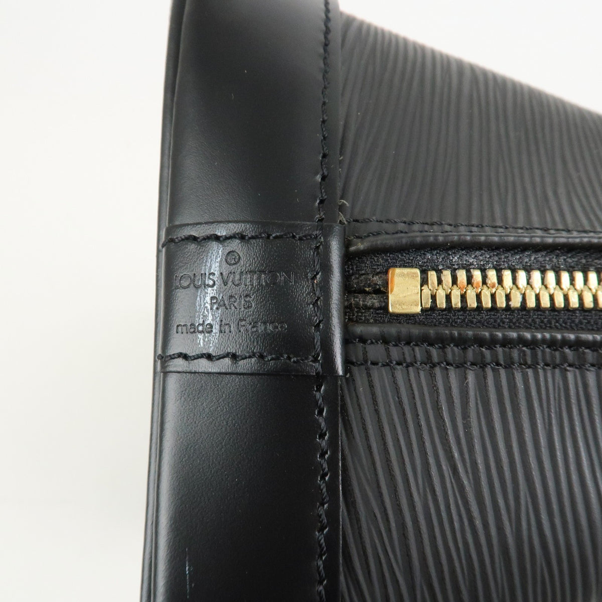 LOUIS VUITTON Alma PM Epi Leather Black Womens Handbag M52802 Preowned Auth22
