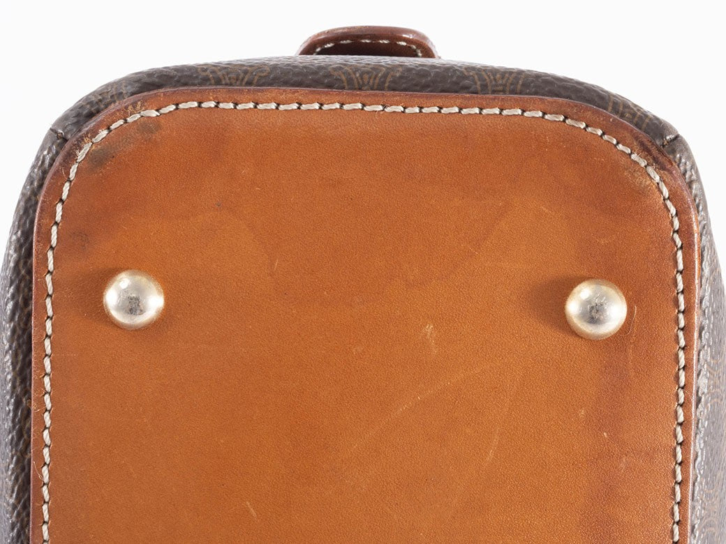 Celine Bag Macadam Handbag Brown MC97 Reuse Used Preowned15