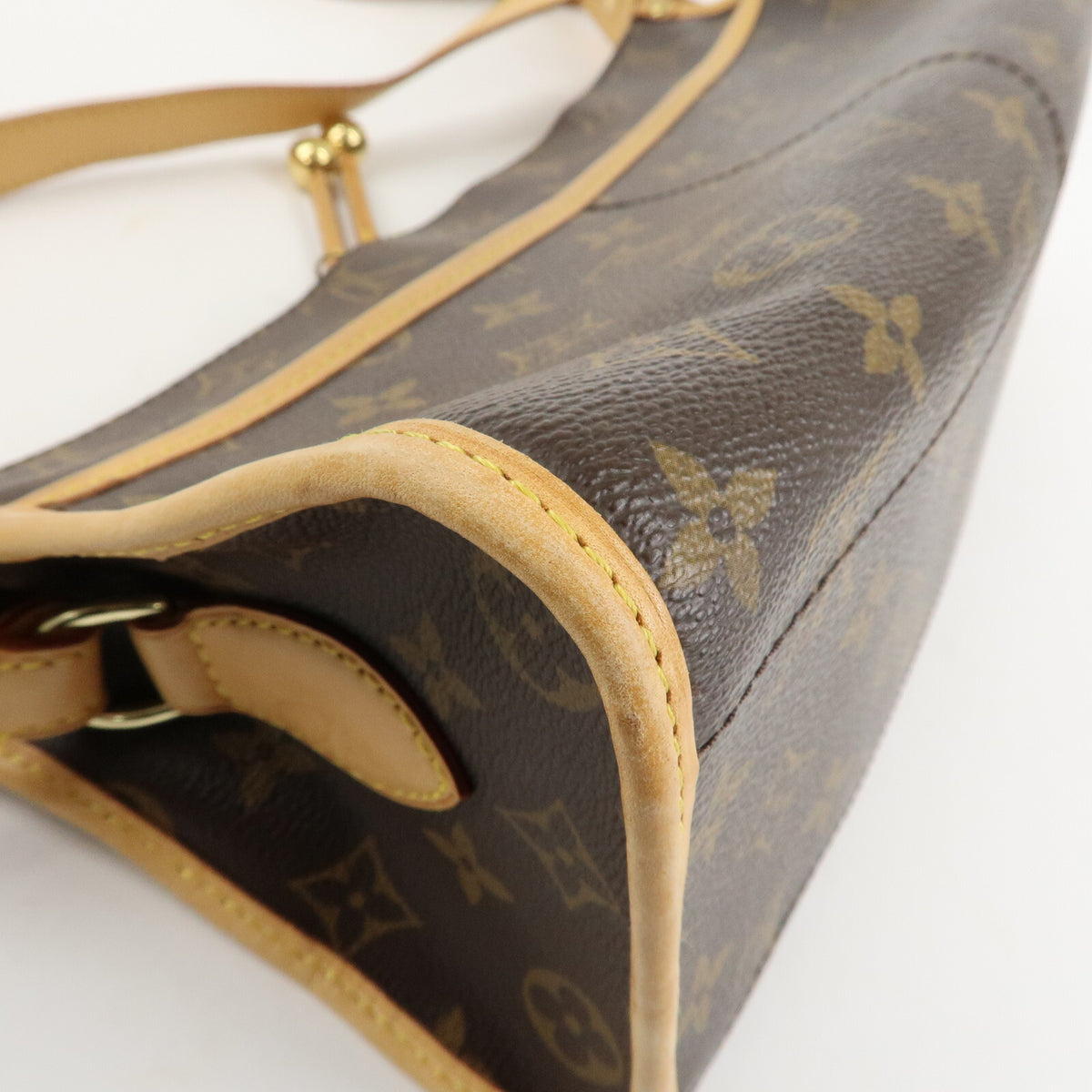 Louis Vuitton Monogram Popincourt Long Shoulder Bag Brown Large Preowned Auth13