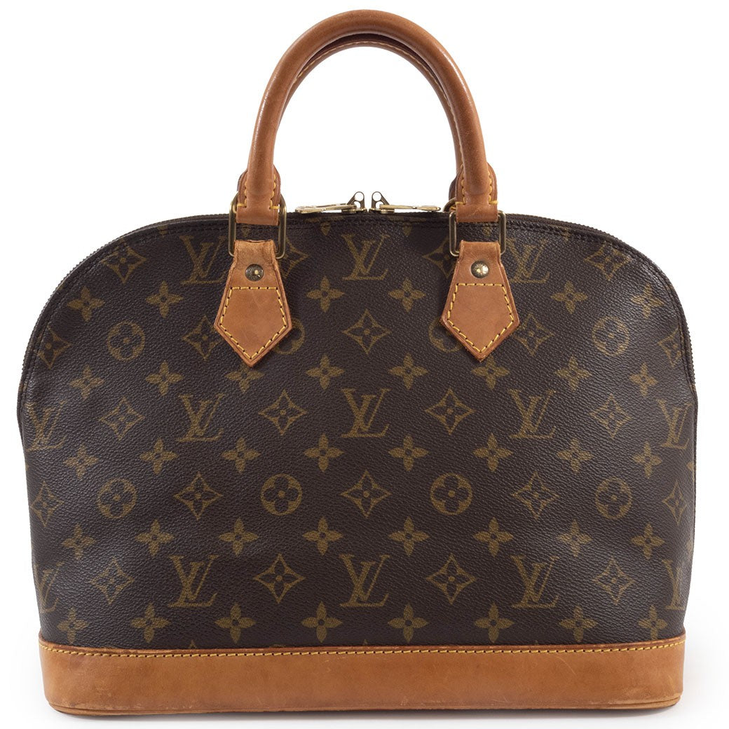 LOUIS VUITTON Alma PM Monogram Canvas Handbag Tote Bag M51130 Preowned Auth0