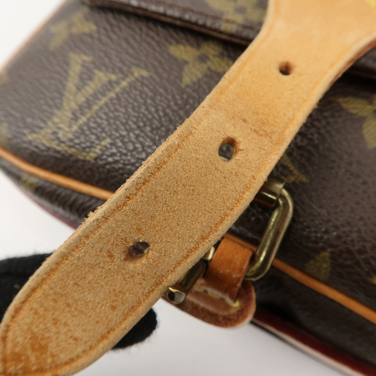 LOUIS VUITTON Mini Cartouchiere Monogram Crossbody Shoulder Bag M51254 Preowned11