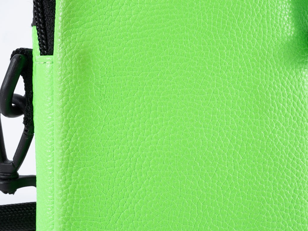 BALENCIAGA Explorer Crossbody Shoulder Bag Green Leather 593329 Pouch Preowned12