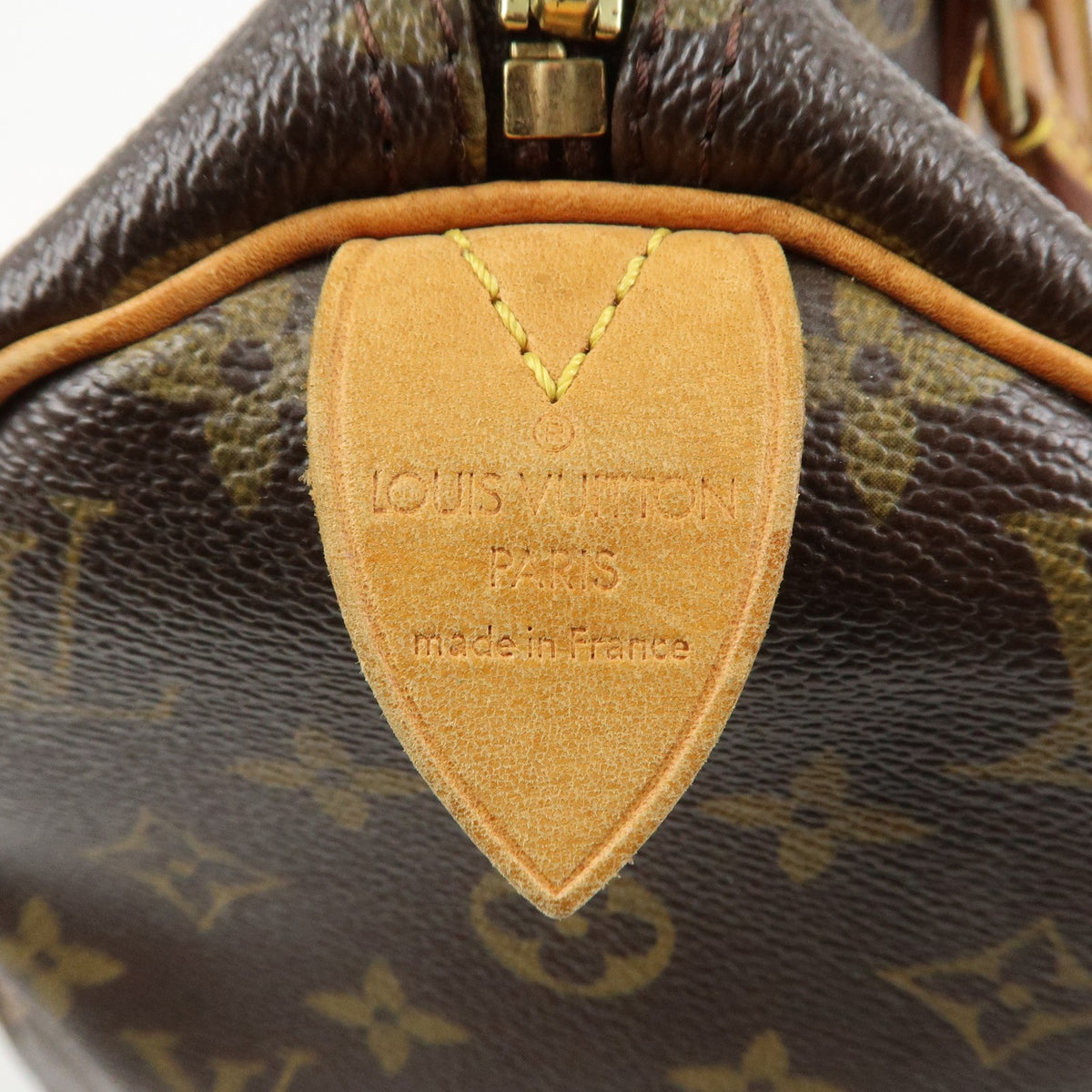 Louis Vuitton Monogram Speedy 30 Boston Bag Hand Bag Brown M41526 Auth Used F/S22