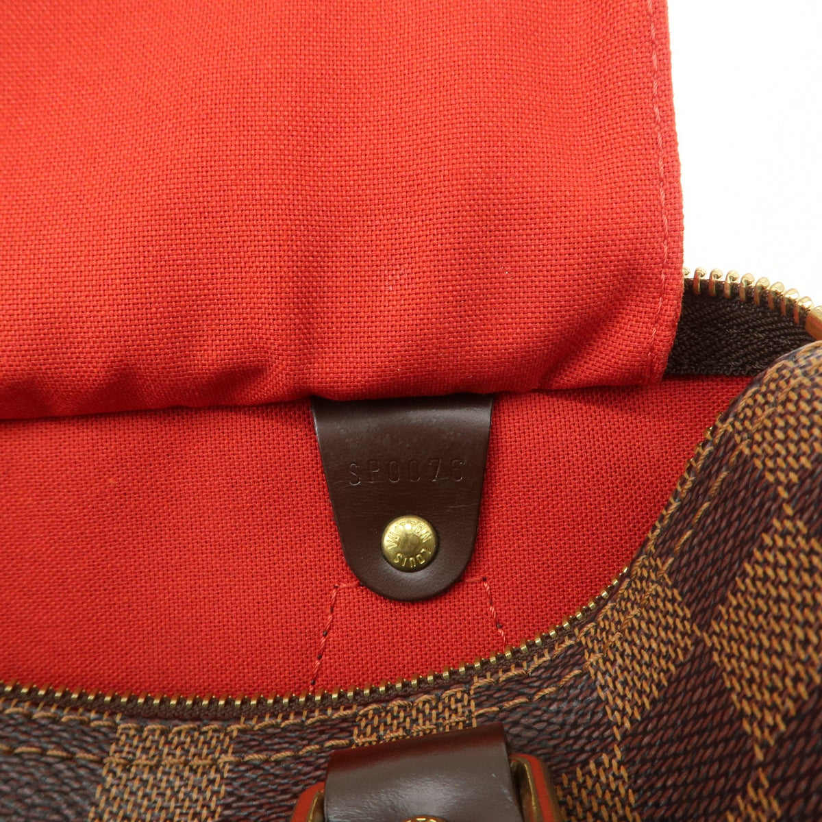 Louis Vuitton Speedy 25 Damier Ebene Handbag Boston Bag N41532 Preowned Auth22