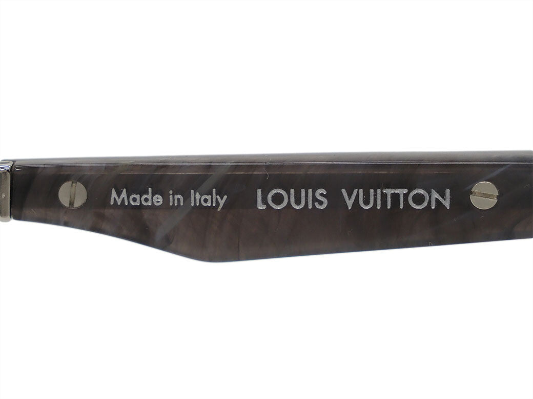 LOUIS VUITTON Sunglasses Z1339U Wellington blow type folding mens Preowned Auth10