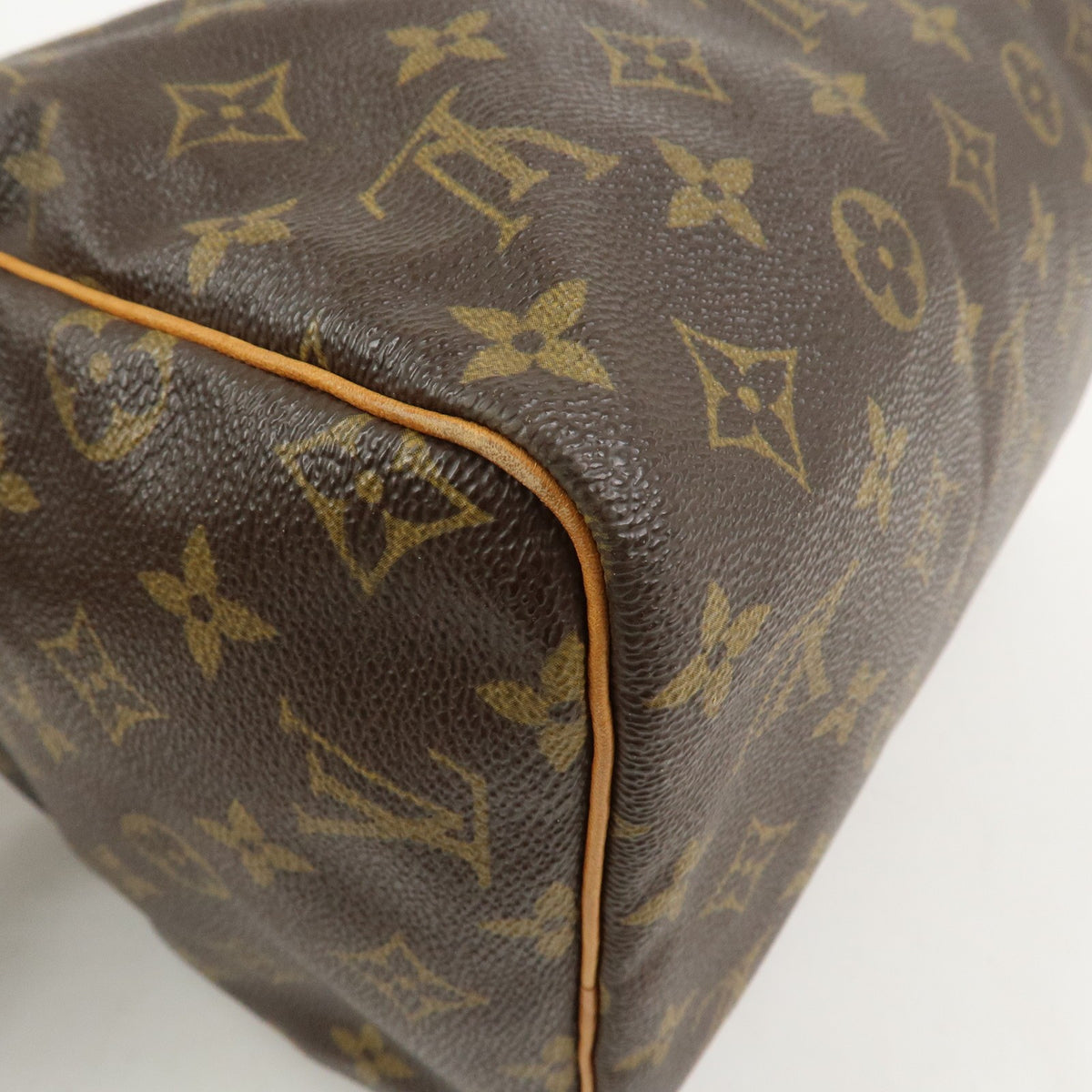 Louis Vuitton Monogram Speedy 30 Boston Bag Hand Bag Brown M41526 Auth Used F/S12