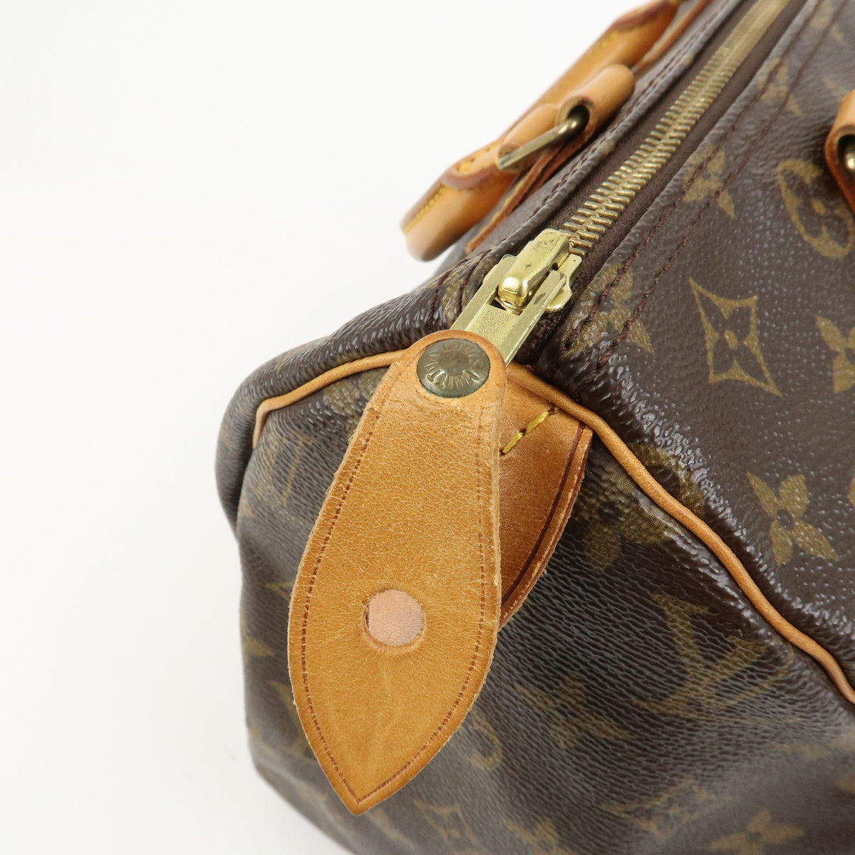 Louis Vuitton Monogram Speedy 30 Boston Bag Hand Bag Brown M41526 Auth Used F/S15