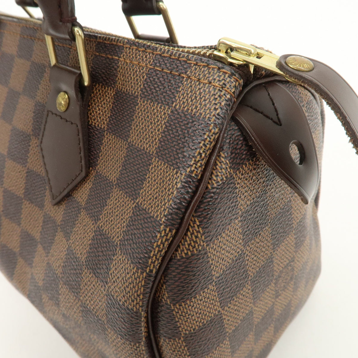 Louis Vuitton Speedy 25 Damier Ebene Handbag Boston Bag N41532 Preowned Auth18