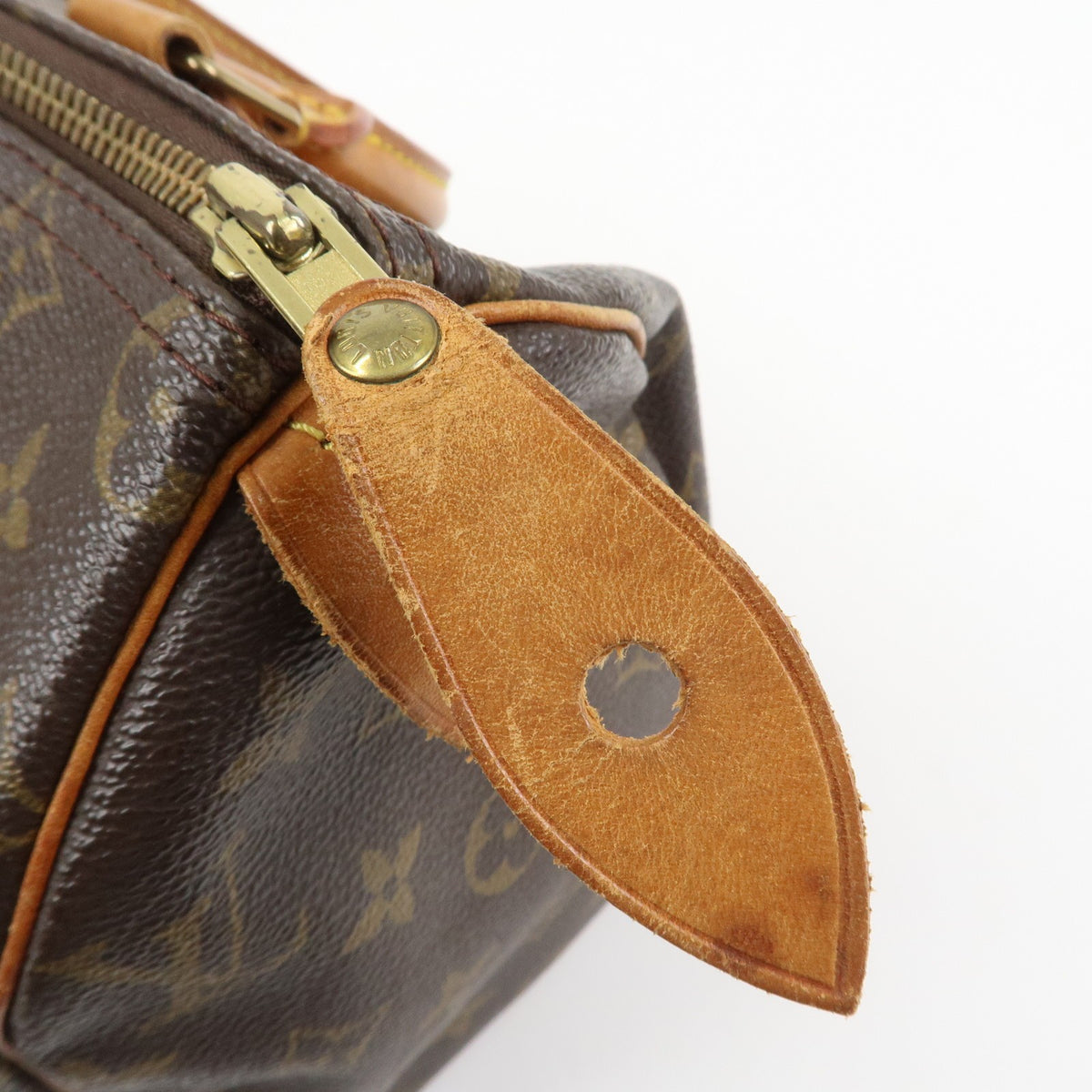 Louis Vuitton Monogram Speedy 25 Boston Bag Hand Bag Brown M41528 Auth Used F/S18