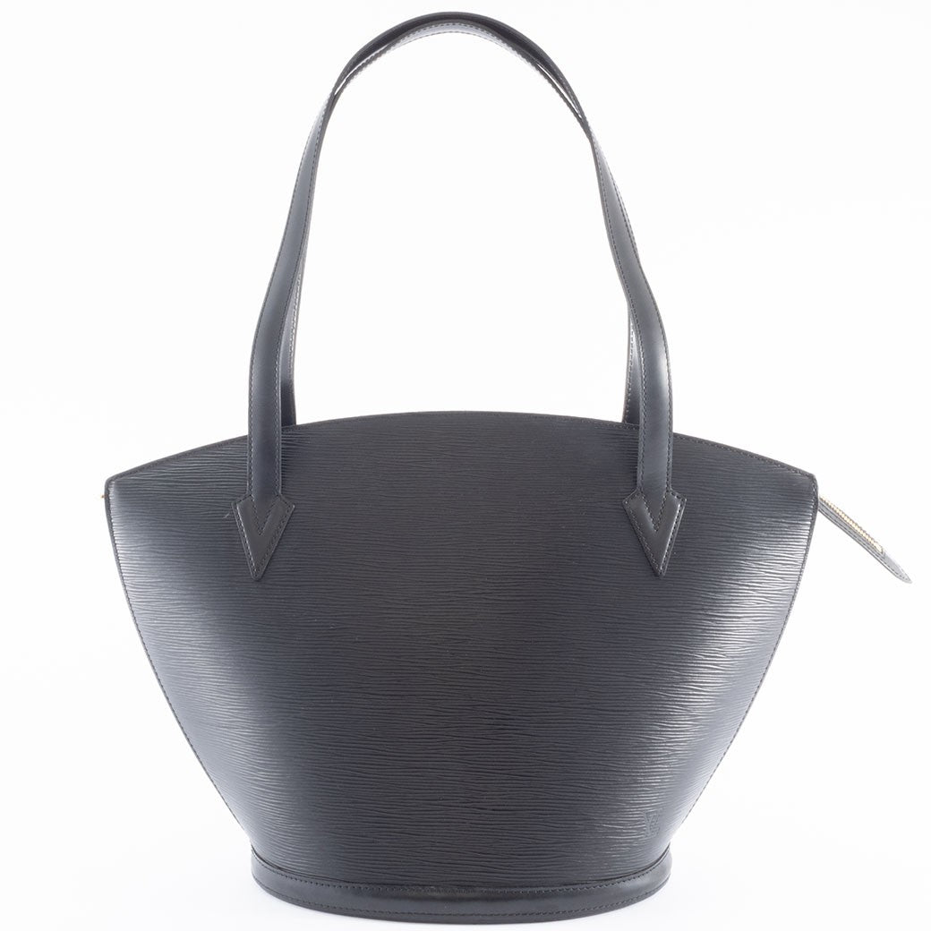 Louis Vuitton Saint Jacques Shopping M52262 Epi Black Shoulder Tote Preowned0
