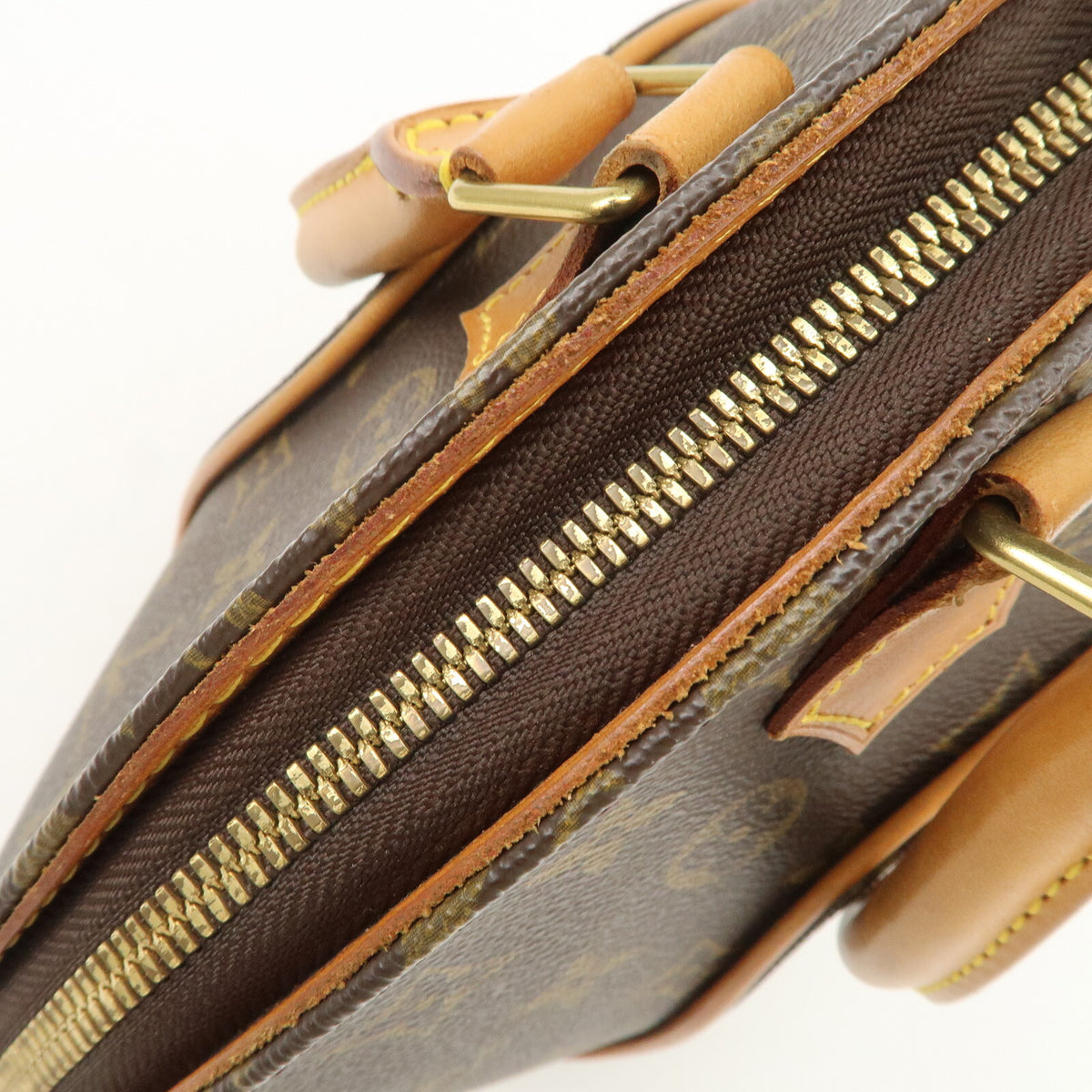 Authentic Louis Vuitton Monogram Ellipse PM Hand Bag Brown M51127 Used F/S18