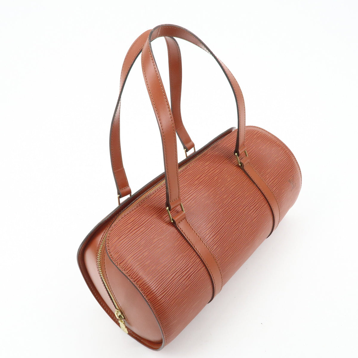 Louis Vuitton Epi Soufflot Shoulder Bag Kenya Brown M52223 Preowned Reuse Auth3