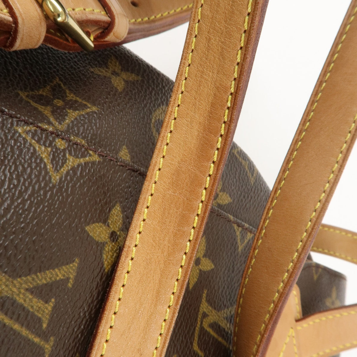 Louis Vuitton Montsouris MM Monogram Backpack M51136 Ruck Sack Preowned Auth8