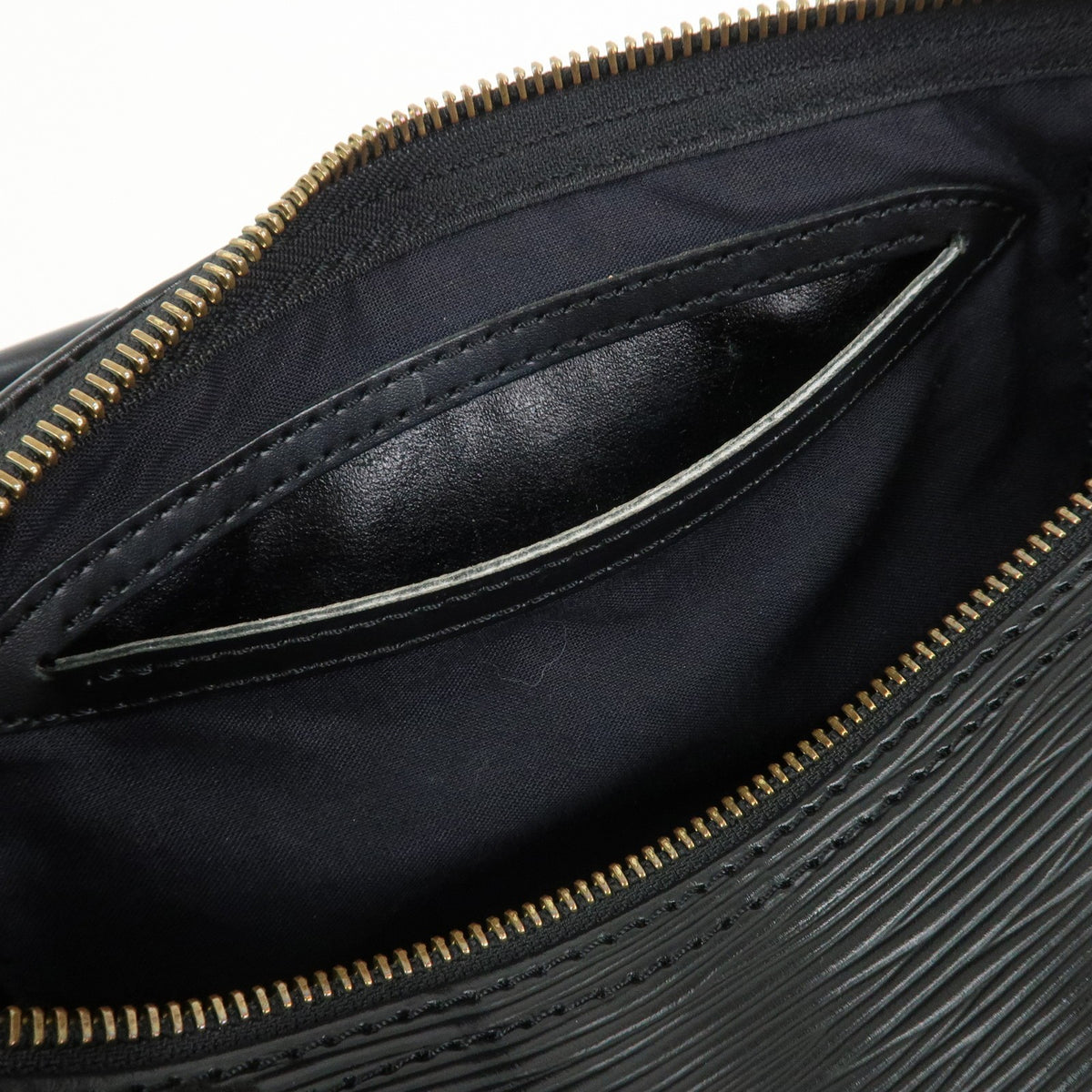 Louis Vuitton Handbag Speedy 25 Epi Leather Boston Bag Noir M59032 Used F/S21