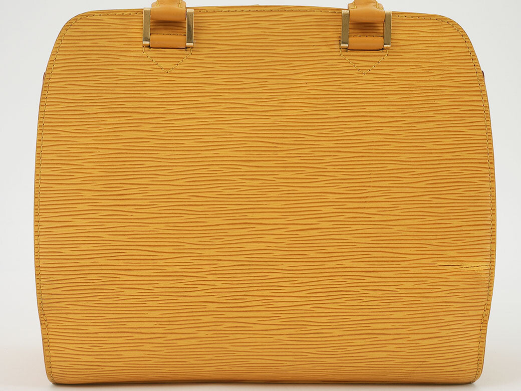 LOUIS VUITTON Pont Neuf Womens Handbag Epi Leather Yellow M52059 Preowned Auth2