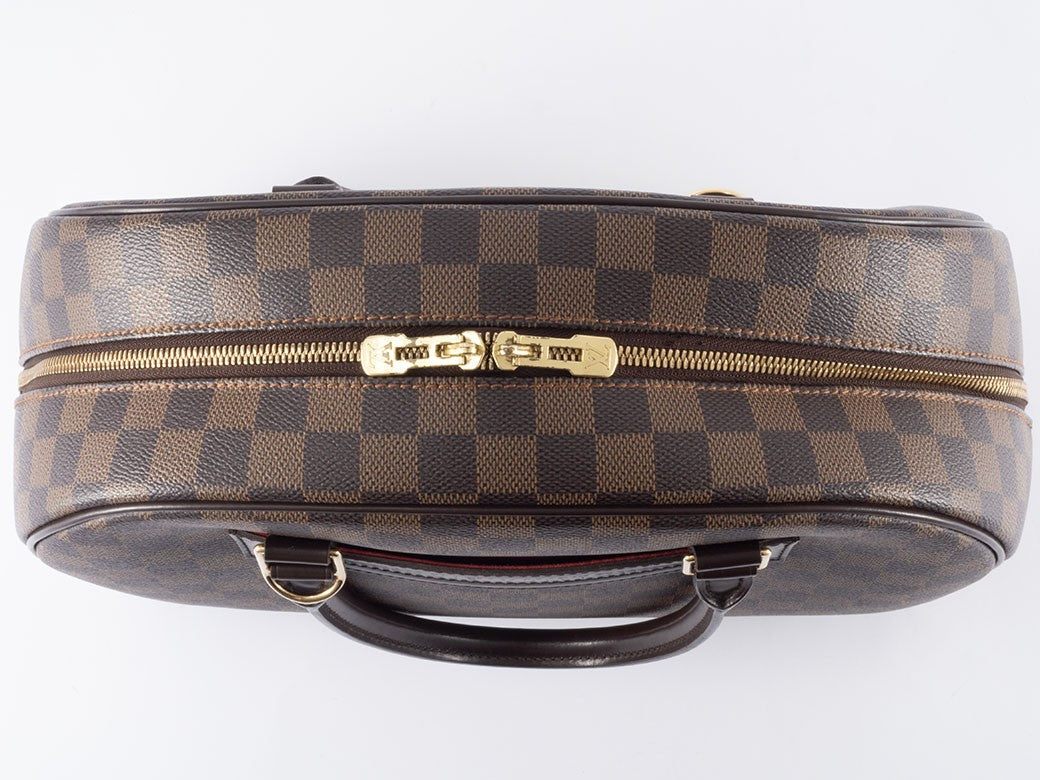 LOUIS VUITTON Nolita Damier Ebene Women Handbag Boston Bag N41455 Preowned Auth15