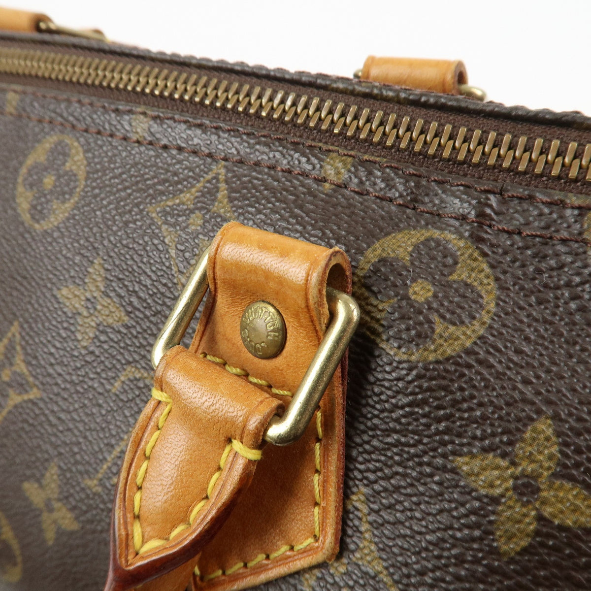 Louis Vuitton Monogram Speedy 30 Boston Bag Hand Bag Brown M41526 Auth Used F/S8