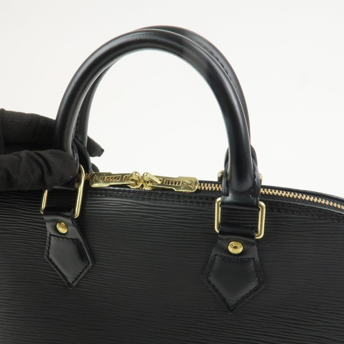 LOUIS VUITTON Alma PM Epi Leather Black Womens Handbag M52802 Preowned Auth5
