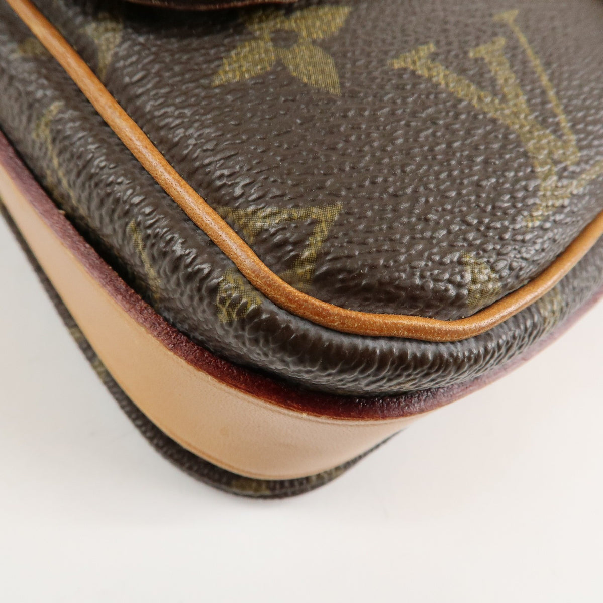 LOUIS VUITTON Mini Cartouchiere Monogram Crossbody Shoulder Bag M51254 Preowned13