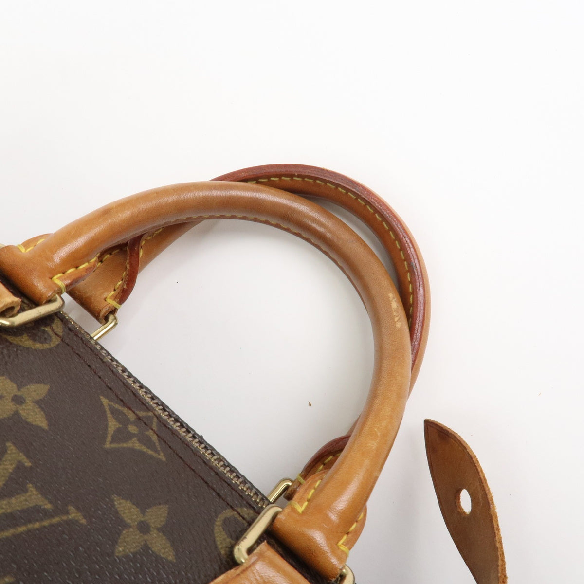 Louis Vuitton Monogram Speedy 25 Boston Bag Hand Bag Brown M41528 Auth Used F/S5