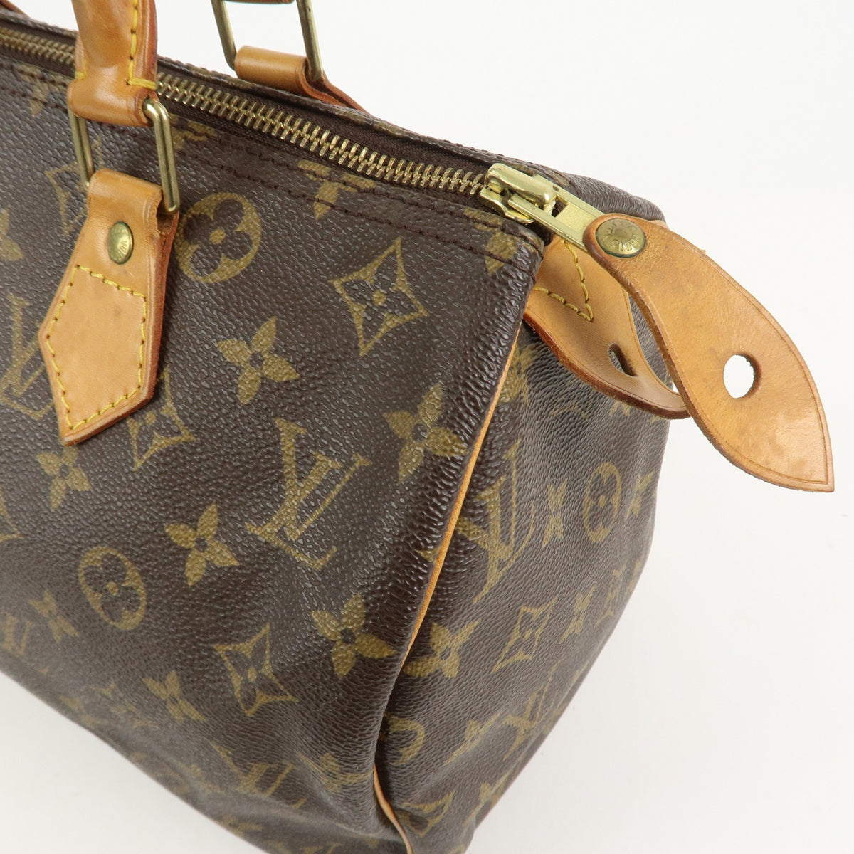 Louis Vuitton Monogram Speedy 30 Boston Bag Hand Bag Brown M41526 Auth Used F/S15