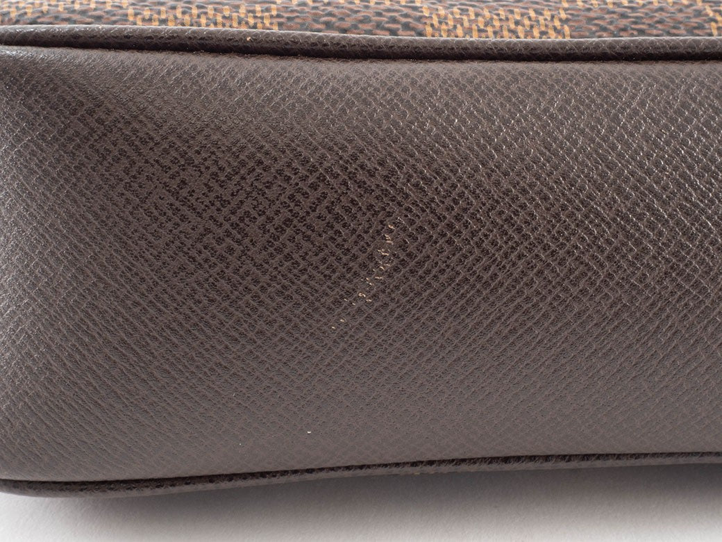 Louis Vuitton Trousses Makeup N51982 Damier Ebene Canvas Handbag Preowned18