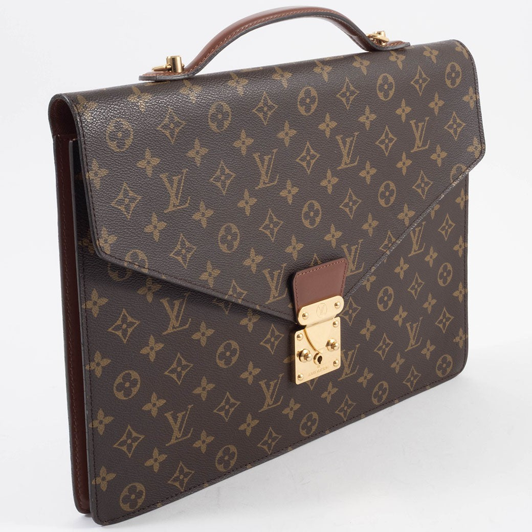 LOUIS VUITTON PorteDocuments Bandouliere Monogram Business Bag M53338 Preowned2