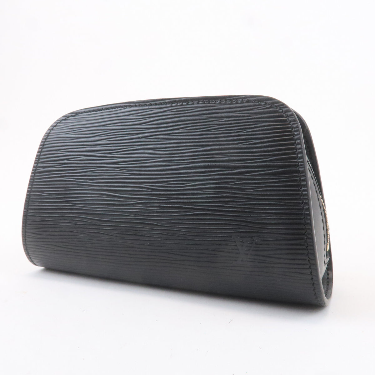 LOUIS VUITTON Dauphine PM Cosmetic Pouch Epi Leather Black M48442 Preowned Auth2