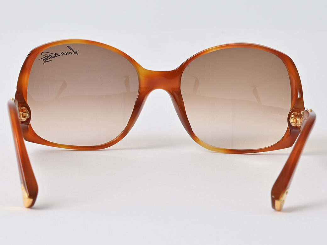 Auth LOUIS VUITTON GINA Sunglasses Square Brown Z0053WN Plastic Gina Tortoise3