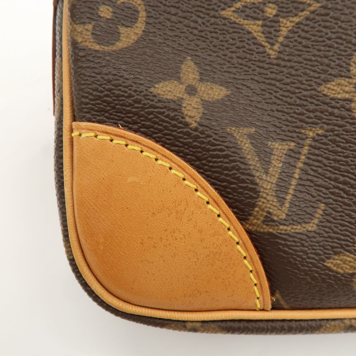 Louis Vuitton Monogram Marly Dragonne GM Clutch Bag Brown M51825 Auth Used F/S14