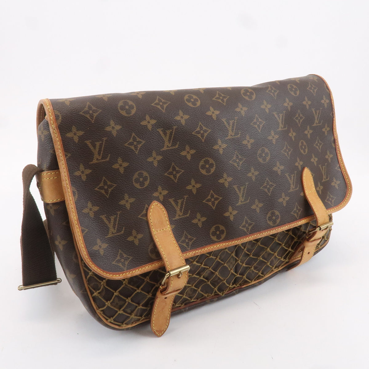 LOUIS VUITTON Gongo MM Monogram Messenger Crossbody Bag M40116 Preowned Auth3