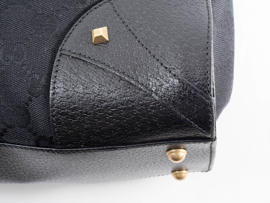 Gucci GG Canvas Handbag Women's Tote Bag Studs 120897 Preowned Used Reuse16