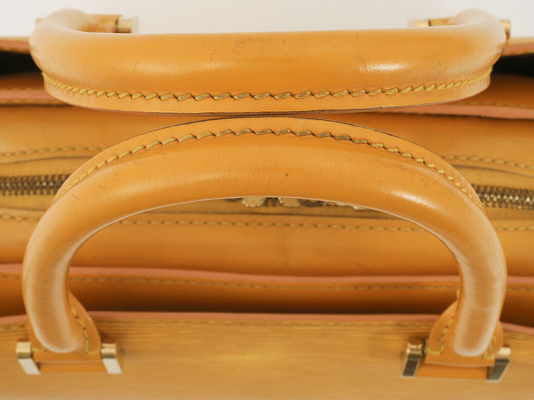 LOUIS VUITTON Pont Neuf Womens Handbag Epi Leather Yellow M52059 Preowned Auth6