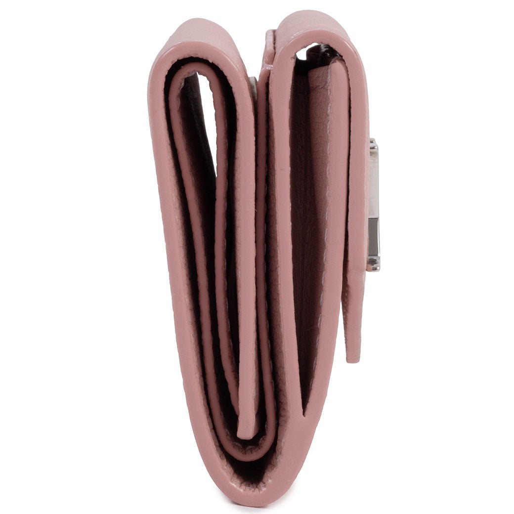 LOUIS VUITTON Portefeuille Lockmini Womens Wallet Rose Ballerine Preowned Auth4