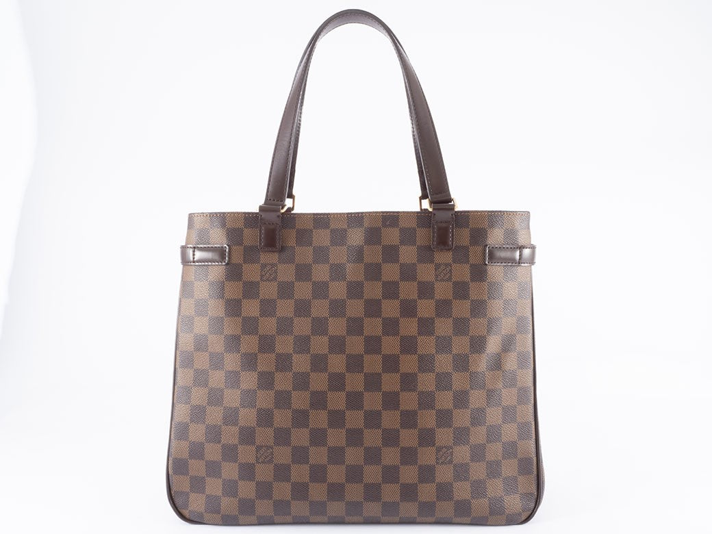 LOUIS VUITTON Uzes Damier Ebene Canvas Shoulder Tote Bag N51128 Preowned Auth1