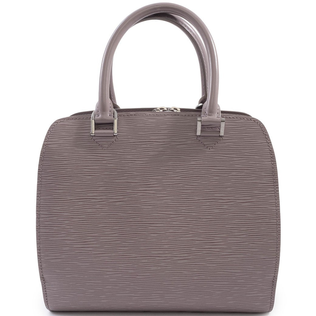 LOUIS VUITTON Pont Neuf Epi Leather Handbag Lilac Pastel Tote Bag Preowned Auth1