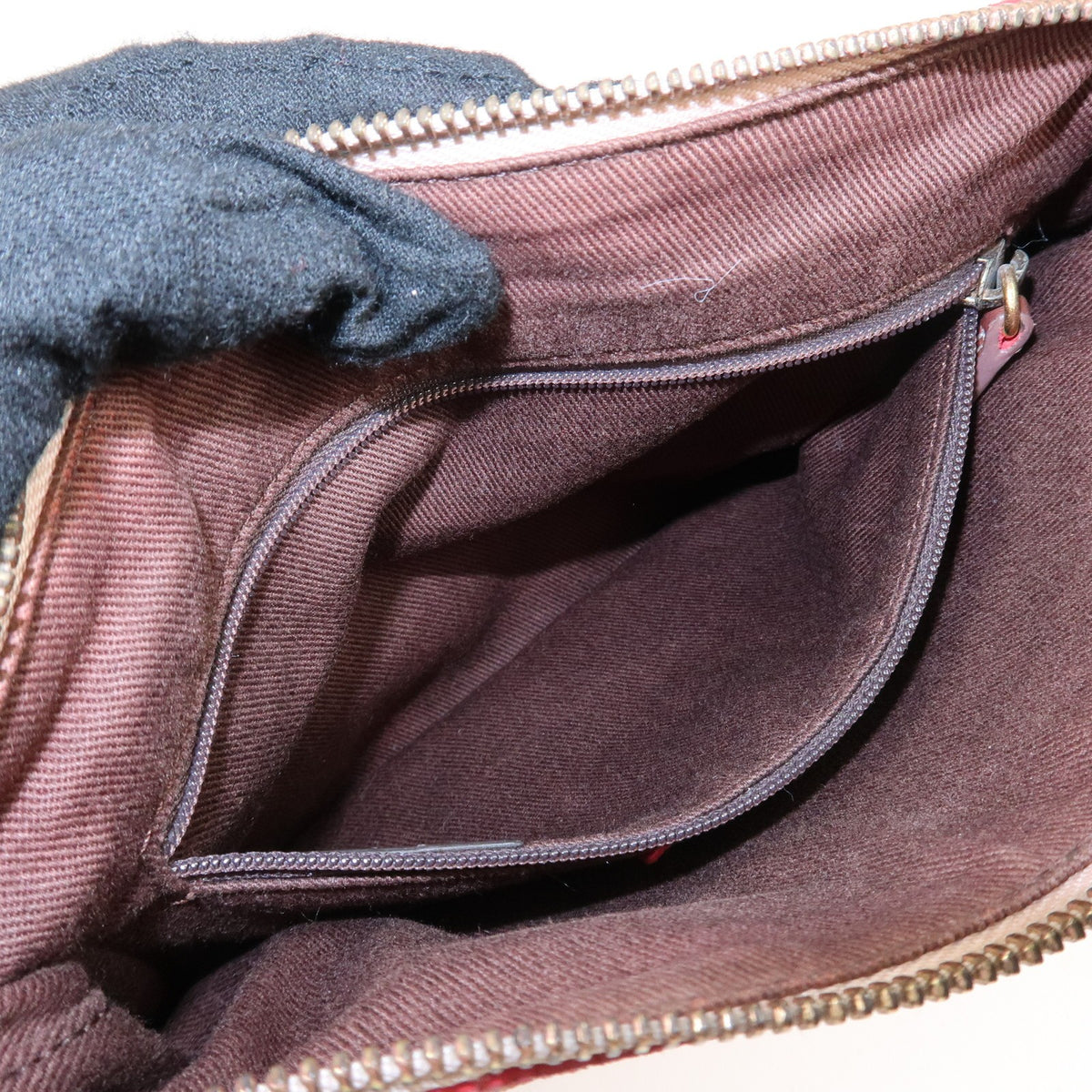 Auth LOEWE Anagram Canvas Suede Leather Shoulder Bag 160th Anniverssary Used19
