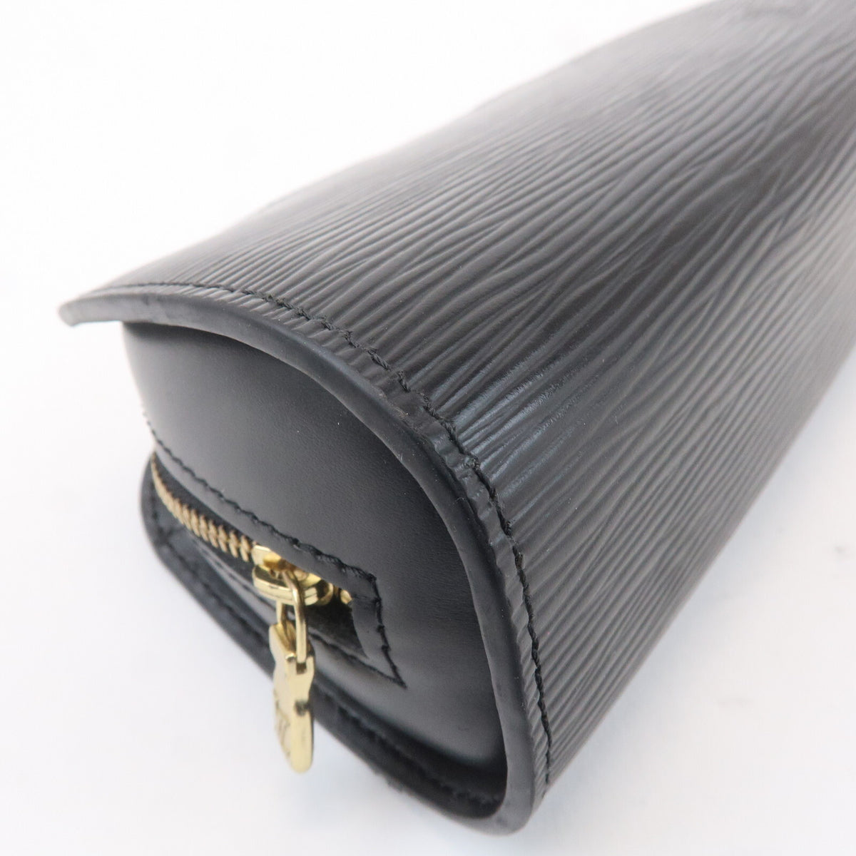 LOUIS VUITTON Dauphine PM Cosmetic Pouch Epi Leather Black M48442 Preowned Auth10