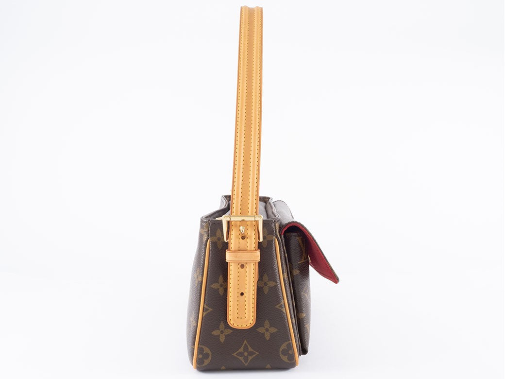 Louis Vuitton Bag Vivacite MM Monogram Shoulder Bag M51164 Reuse Used Preowned12