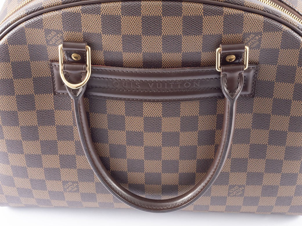 LOUIS VUITTON Nolita Damier Ebene Women Handbag Boston Bag N41455 Preowned Auth18