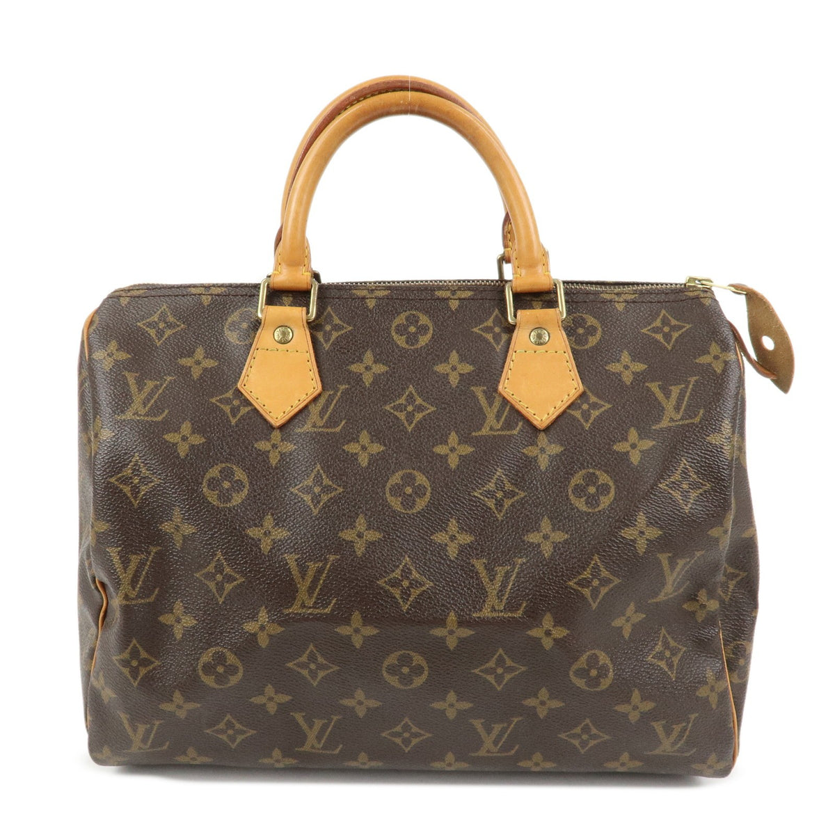 Louis Vuitton Monogram Speedy 30 Boston Bag Hand Bag Brown M41526 Auth Used F/S0
