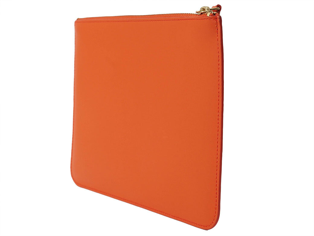 Comme des Garçons Ruby Eye Clutch Clutch Bag Second Bag Orange Leather Pouch L1