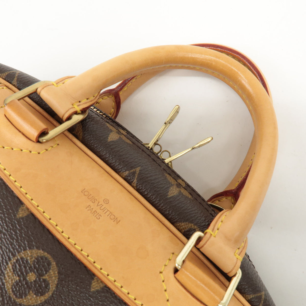 Louis Vuitton Monogram Trueville Womens Handbag Brown M42228 Preowned Auth5
