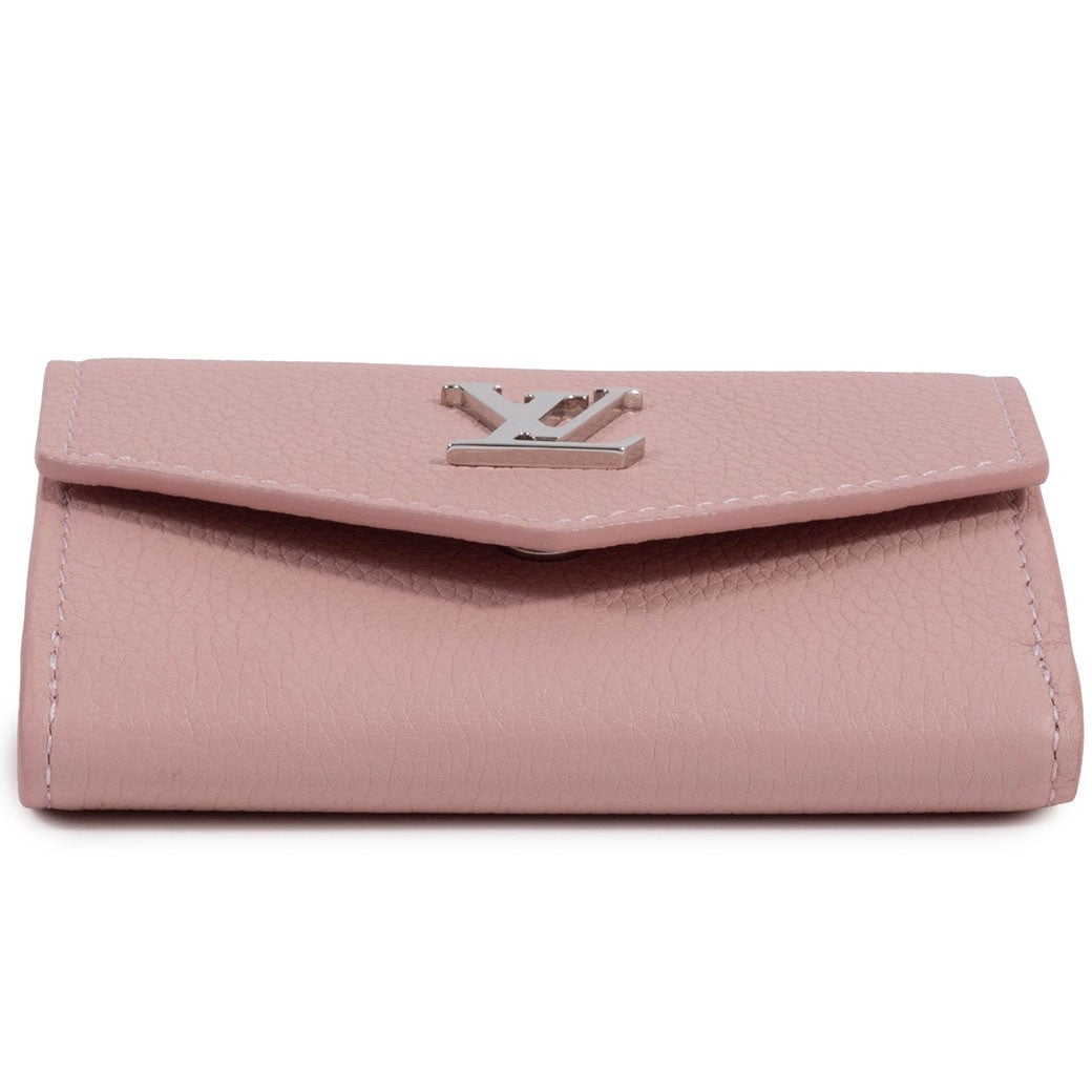 LOUIS VUITTON Portefeuille Lockmini Womens Wallet Rose Ballerine Preowned Auth7