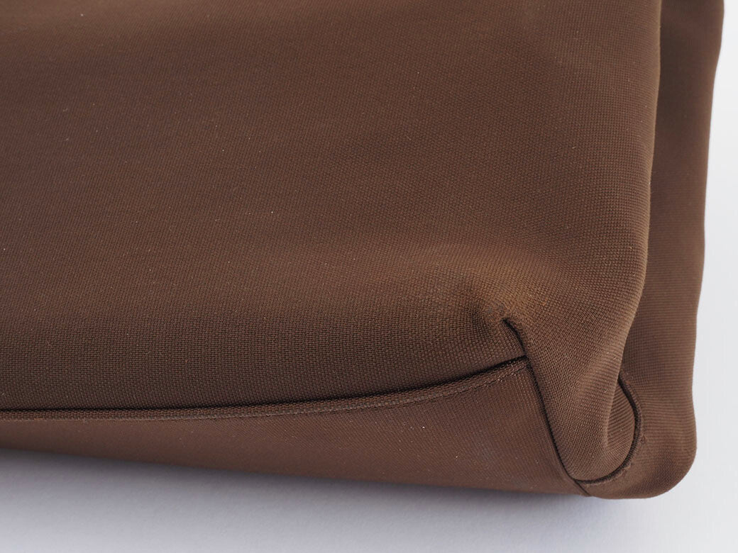 Salvatore Ferragamo Plastic Chain Shoulder Tote Bag Brown Nylon Preowned Auth6