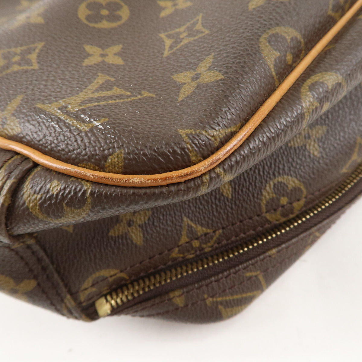 LOUIS VUITTON Excursion Monogram Shoes Case Womens Handbag M41450 Preowned Auth14
