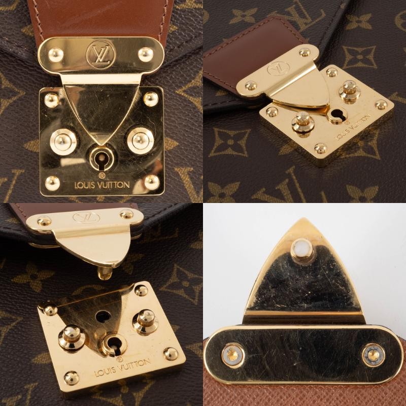 LOUIS VUITTON PorteDocuments Bandouliere Monogram Business Bag M53338 Preowned11