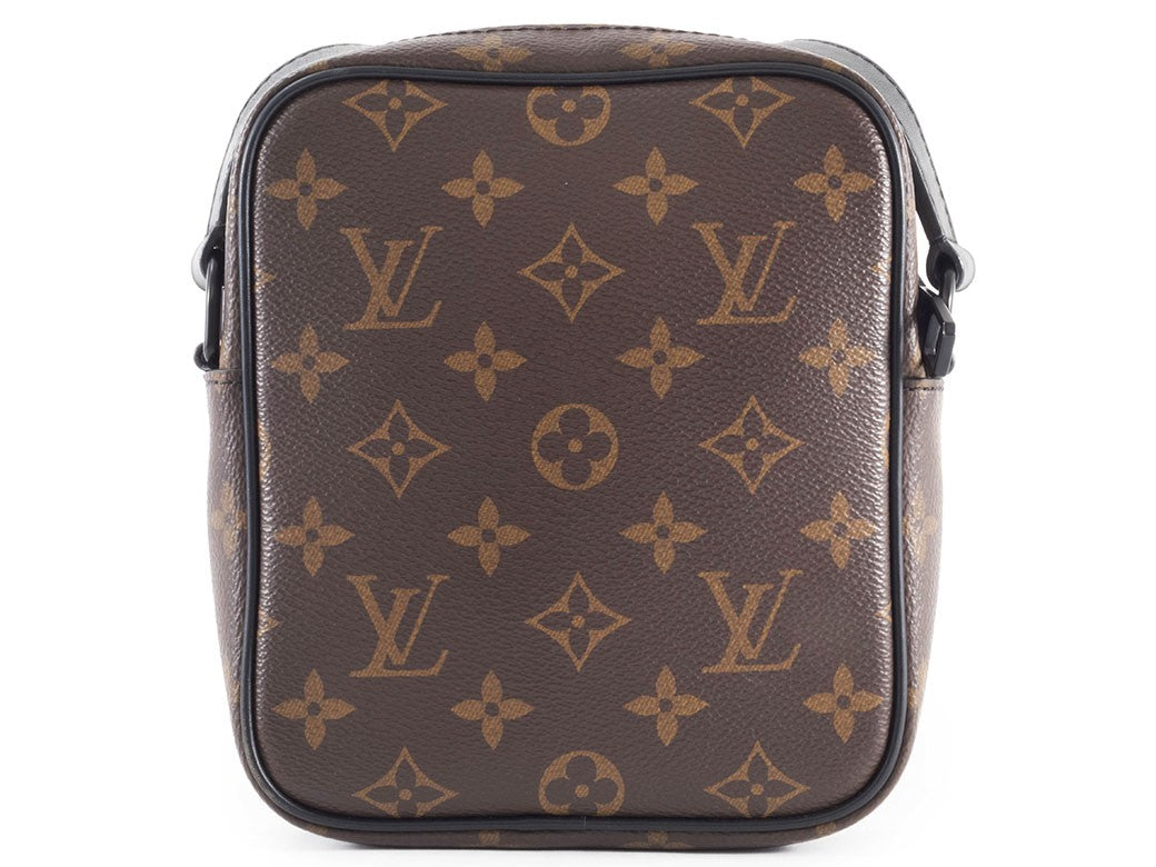 Louis Vuitton Christopher Wearable Wallet Shoulder Men's Monogram Brown Used2