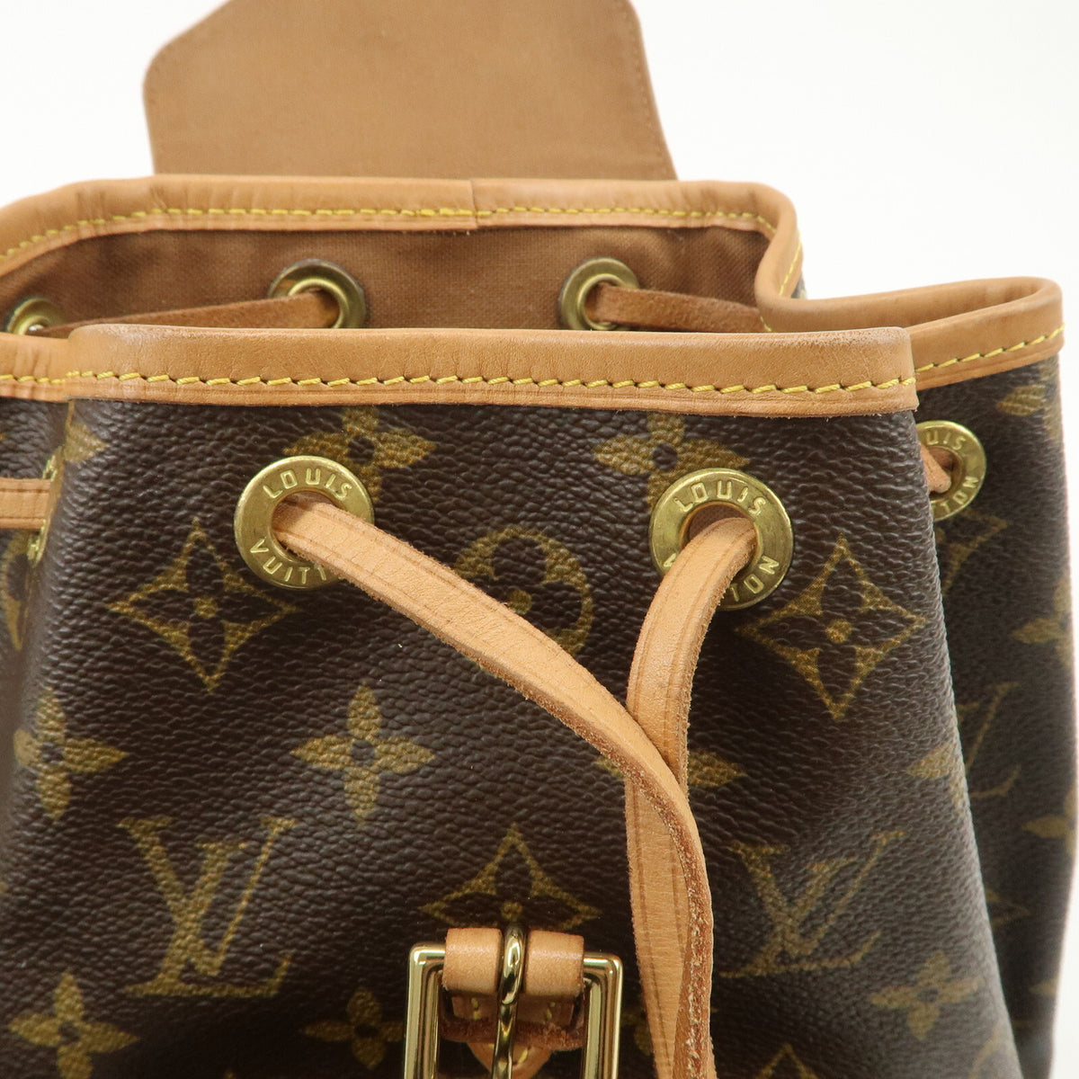 LOUIS VUITTON Mini Montsouris Backpack Monogram Canvas M51137 Preowned Auth13