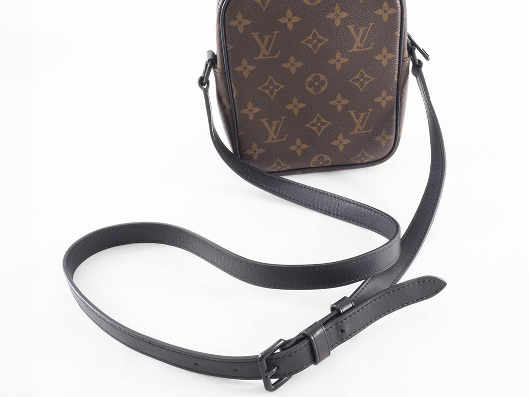 Louis Vuitton Christopher Wearable Wallet Shoulder Men's Monogram Brown Used4